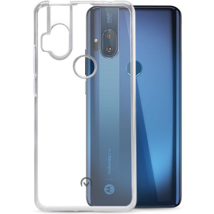 Mobilize Gelly Coque Transparente Motorola One Hyper Coque arrière en TPU Souple - Transparent
