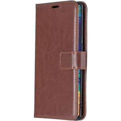 Mobigear Wallet Housse Huawei Mate 30 Pro Etui Porte-Monnaie - Marron