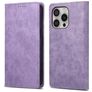 Mobigear Wallet Housse iPhone 16 Pro Etui Porte-Monnaie - Violet