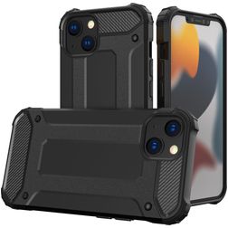 Mobigear Outdoor Coque iPhone 16 Coque arrière Rigide Anti-Chocs - Noir