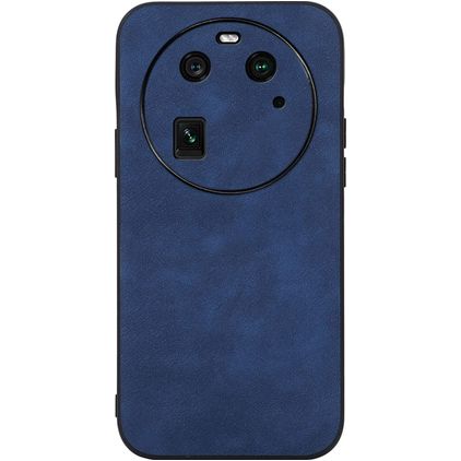 Mobigear Fabric Coque OPPO Find X6 Coque arrière Rigide - Bleu