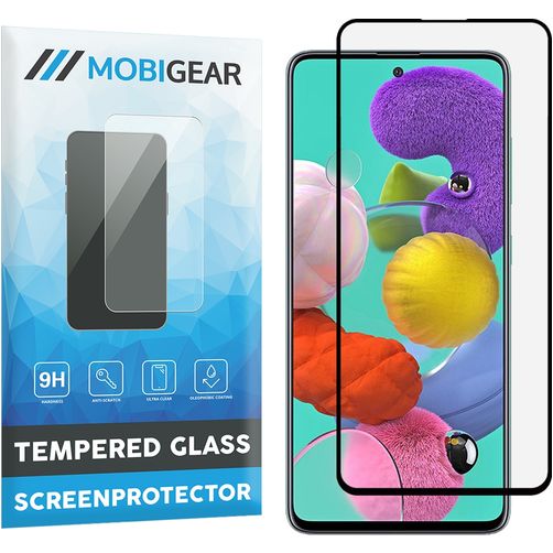 Mobigear Premium Samsung Galaxy A51 Verre trempé Protection d'écran - Compatible coque - Noir