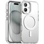 Mobigear Shockproof Coque iPhone 18 MagSafe Coque arrière Rigide - Blanc