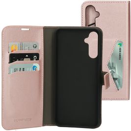 Mobiparts Classic Wallet Housse Samsung Galaxy A14 Etui Porte-Monnaie - Rose