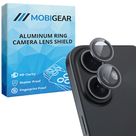 Mobigear Single Lens iPhone 17 Verre trempé Protection Objectif Caméra - Compatible Coque - Noir