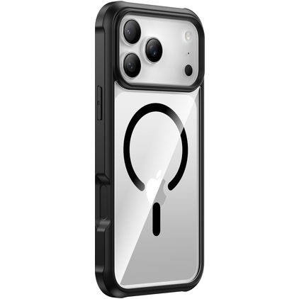 Valenta Full Cover Transparent iPhone 18 Pro MagSafe Verre trempé Coque arrière Antichoc - Transparent