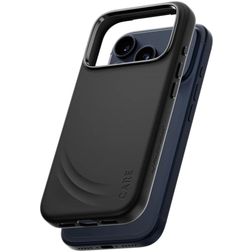 CARE by PanzerGlass Feature FLOW Coque iPhone 17 Pro MagSafe Coque arrière en Silicone Anti-Chocs - Noir