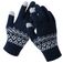 Mobigear Stretch - Gants Tactiles - One-Size - Bleu Marin