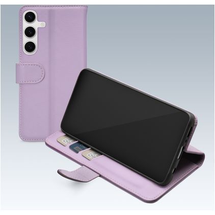 Mobilize Premium Gelly Housse Samsung Galaxy S24 FE Etui Porte-Monnaie - Violet