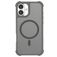 Mobigear Armor Shield Coque iPhone 16 Plus MagSafe Coque arrière Rigide - Gris