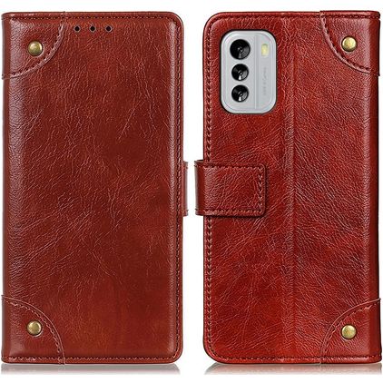 Mobigear Ranch Housse Nokia G60 5G Etui Porte-Monnaie - Marron