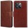 Mobigear Wallet Housse OnePlus 10T Etui Porte-Monnaie - Marron