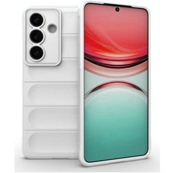 Mobigear Bumpy Coque Samsung Galaxy S26 Coque arrière en TPU Souple - Blanc