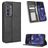 Mobigear Sensation Housse Motorola Edge (2022) Etui Porte-Monnaie - Noir