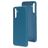 Mobiparts Coque Samsung Galaxy A04s Coque arrière en Silicone - Blueberry Blue