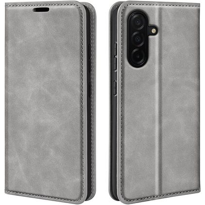 Mobigear Retro Slim Housse Samsung Galaxy A27 Etui Porte-Monnaie - Gris