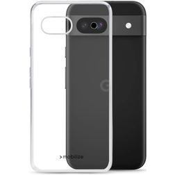 Mobilize Gelly Coque Transparente Google Pixel 8a Coque arrière en TPU Souple - Transparent