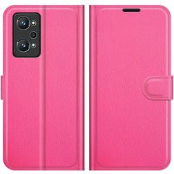 Mobigear Classic Housse Realme GT Neo 3T Etui Porte-Monnaie - Magenta