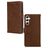 Mobilize Wallet Housse Samsung Galaxy A34 Etui en Cuir Véritable Porte-Monnaie - Marron