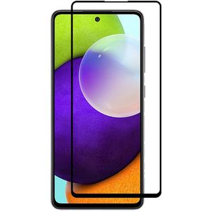 Mobigear Premium Samsung Galaxy A52 Verre trempé Protection d'écran - Compatible Coque - Noir