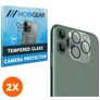 Mobigear iPhone 11 Pro Verre trempé Protection Caméra - Compatible Coque (Lot de 2)