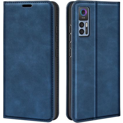 Mobigear Retro Slim Housse TCL 30 Etui Porte-Monnaie - Dark Blue