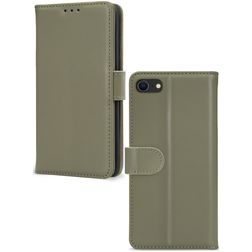 Mobilize Premium Gelly Wallet Housse iPhone SE (2020) Etui Porte-Monnaie - Vert