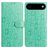 Mobigear Flowers iPhone Air Étui Portefeuille - Vert