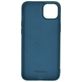 Mobiparts Coque iPhone 14 Plus Coque arrière en Silicone - Blueberry Blue