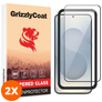 GrizzlyCoat Easy Fit Samsung Galaxy S25 Edge Verre trempé Protection d'écran - Compatible Coque + Cadre d'installation (Lot de 2)
