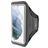 Mobiparts Comfort Fit Brassard Téléphone Samsung Galaxy S21 Brassard Coque de Sport en Neoprène - Noir