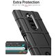 Mobigear Rugged Shield Coque Sony Xperia 1 Coque arrière en TPU Souple Anti-Chocs - Bleu