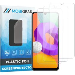 Mobigear Samsung Galaxy M22 Protection d'écran Film - Compatible coque (Lot de 3)
