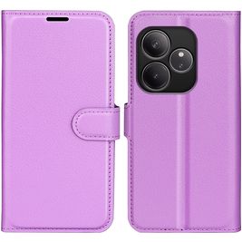 Mobigear Classic Housse Realme GT 6 Etui Porte-Monnaie - Violet