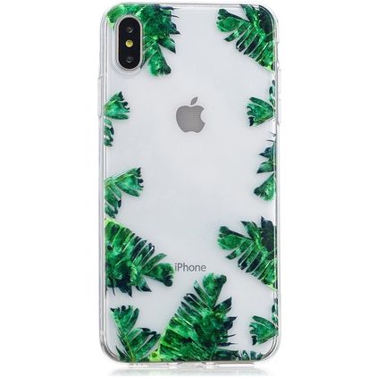 Mobigear Design Coque iPhone XS Max Coque arrière en TPU Souple - Feuille de banane