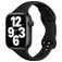 Mobigear Sport Slim Bracelet Silicone Apple Watch Fermeture à clou et passant - 49/46/45/44 mm - Noir
