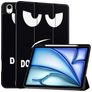 Mobigear Tri-Fold Coque iPad Air 13 Pouces (2025) Etui + Porte-crayon - Do Not Touch