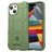 Mobigear Rugged Shield Coque iPhone 15 Coque arrière en TPU Souple Anti-Chocs - Vert