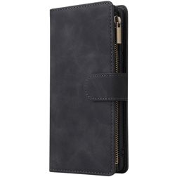 Mobigear Zipper Housse Samsung Galaxy S10 Lite Etui Porte-Monnaie - Noir