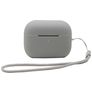 Mobigear Lanyard Coque Apple AirPods Pro 2 Coque en Silicone Souple - Gris