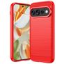 Mobigear Brushed Slim Coque Google Pixel 11 Pro Coque arrière en TPU Souple - Rouge
