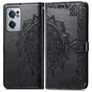 Mobigear Mandala Housse OnePlus Nord CE 2 Etui Porte-Monnaie - Noir