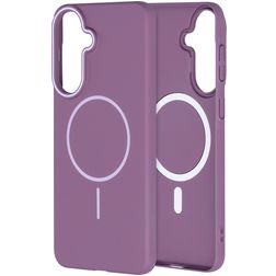 Mobiparts Slim Line Coque Samsung Galaxy A57 MagSafe Coque arrière Rigide - Imperial Purple