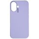 Nudient Base Coque iPhone 16 Plus Coque arrière en Silicone - Soft Purple