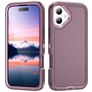 Mobigear Rugged Coque iPhone 17 Coque arrière Rigide Anti-Chocs - Violet