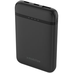 Mobilize - Batterie externe Triple USB / USB-C 5.000 mAh 10W - Noir