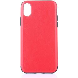 Mobigear Excellent Coque iPhone XS Max Coque arrière en TPU Souple - Rouge