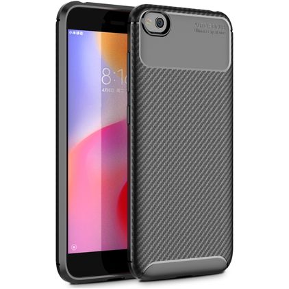Mobigear Racing Coque Xiaomi Redmi Go Coque arrière en TPU Souple - Noir