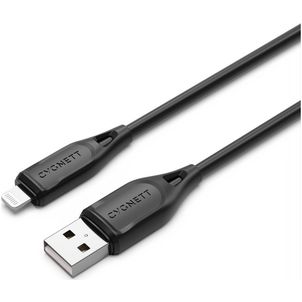 Cygnett Essentials - Câble USB-A vers Apple Lightning MFI 1 mètre - Noir