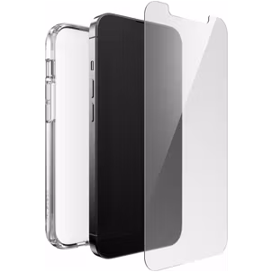 Speck Presidio Gemshell Clear + Shieldview Coque Transparente iPhone 13 Pro Coque arrière Rigide Anti-Chocs - Transparent